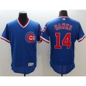 Cubs #14 Ernie Banks Blue Flexbase Authentic Collection Cooperstown Stitched Jersey