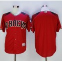 Diamondbacks Blank Red Brick New Cool Base Stitched Jersey