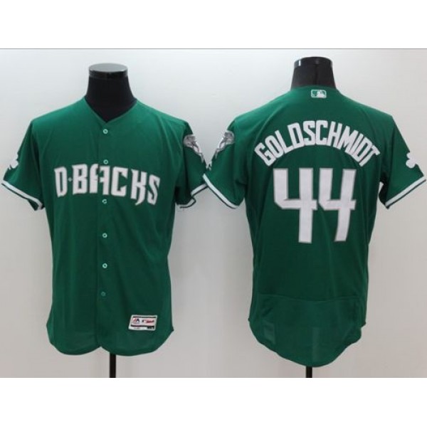 Diamondbacks #44 Paul Goldschmidt Green Celtic Flexbase Authentic Collection Stitched Jersey