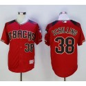 Diamondbacks #38 Curt Schilling Red Brick New Cool Base Stitched Jersey