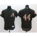 Diamondbacks #44 Paul Goldschmidt Green Flexbase Authentic Collection Salute To Service Stitched Jersey