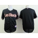 Diamondbacks Blank Black Cool Base Stitched Jersey