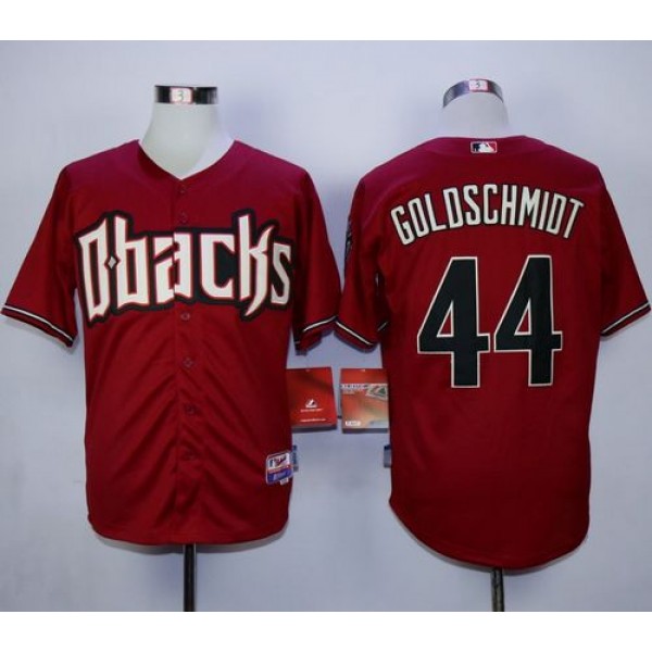 Diamondbacks #44 Paul Goldschmidt Red Cool Base Stitched Jersey