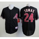 Diamondbacks #24 Yasmany Tomas Black Cool Base Stitched Jersey