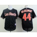 Diamondbacks #44 Paul Goldschmidt Black Cool Base Stitched Jersey