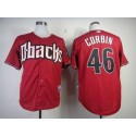 Diamondbacks #46 Patrick Corbin Red Cool Base Stitched Jersey