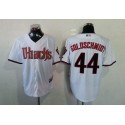 Diamondbacks #44 Paul Goldschmidt White Cool Base Stitched Jersey