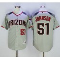 Diamondbacks #51 Randy Johnson Gray Brick New Cool Base Stitched Jersey