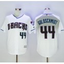 Diamondbacks #44 Paul Goldschmidt White Capri New Cool Base Stitched Jersey
