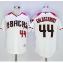 Diamondbacks #44 Paul Goldschmidt White Brick New Cool Base Stitched Jersey