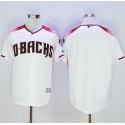 Diamondbacks Blank White Brick New Cool Base Stitched Jersey