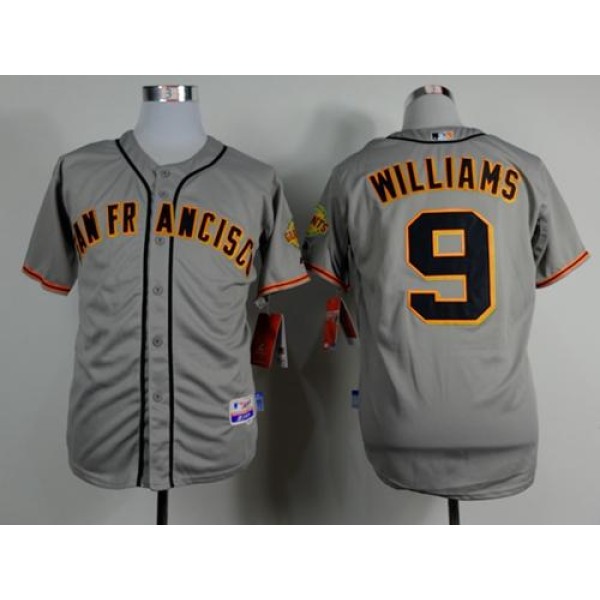 Giants #9 Matt Williams Grey Road Cool Base Stitched Jersey