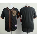 Giants Blank Black Alternate Cool Base Stitched Jersey
