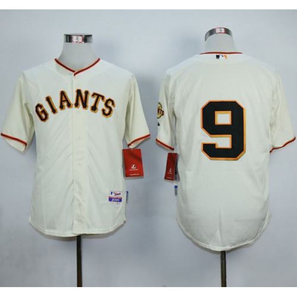 Giants #9 Matt Williams Cream Cool Base Stitched Jerseys