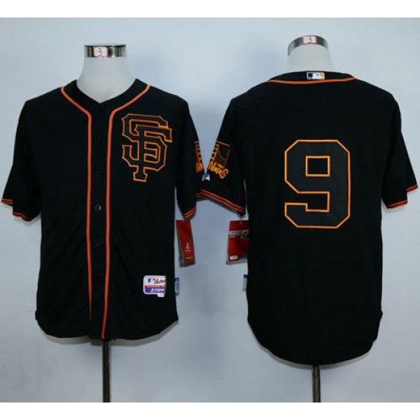 Giants #9 Matt Williams Black Alternate Cool Base Stitched Jerseys