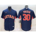 Houston Astros #30 Kyle Tucker Navy Cool Base Stitched Jersey