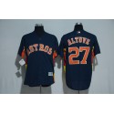 Houston Astros #27 Jose Altuve Majestic Navy Alternate Cool Base Stitched Jersey