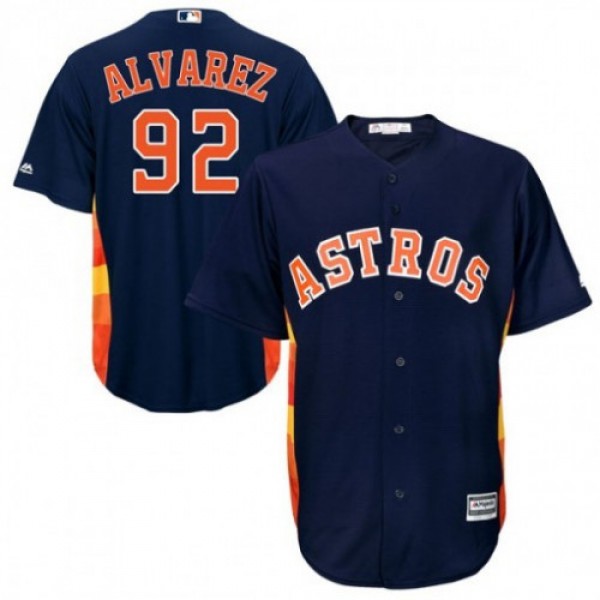 Houston Astros #92 Yordan Alvarez Navy Cool Base Stitched Jersey