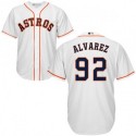 Houston Astros #92 Yordan Alvarez White Cool Base Stitched Jersey