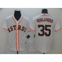 Houston Astros #35 Justin Verlander White Cool Base Stitched Jersey
