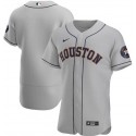 Houston Astros Grey Flex Base Stitched Jersey
