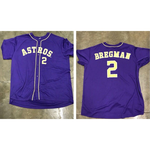 Houston Astros Navy #2 Alex Bregman Cool Base Stitched Jersey