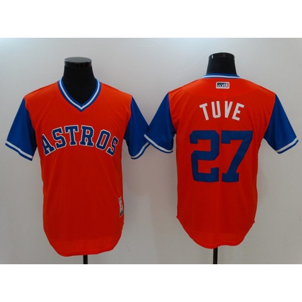 Houston Astros #27 Jose Altuve Red Cool Base Stitched Baseball Jersey