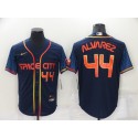 Houston Astros #44 Yordan Alvarez 2022 Navy City Connect Cool Base Stitched Jersey