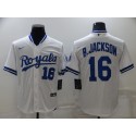 Kansas City Royals #16 Bo Jackson White Cool Base Stitched Jersey