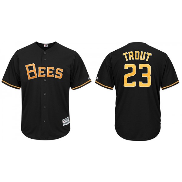 Los Angeles #23 Salt Lake Bees Trout Mike Stitched Jersey