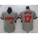 Los Angeles Angels #17 Shohei Ohtani Gray Cool Base Stitched Baseball Jersey