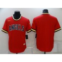 Los Angeles Angels Blank Red Cool Base Stitched Jersey