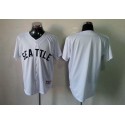 Mariners Blank White 1909 Turn Back The Clock Stitched Jersey