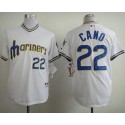 Mariners #22 Robinson Cano White 1979 Turn Back The Clock Stitched Jersey
