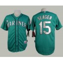 Mariners #15 Kyle Seager Green Alternate Cool Base Stitched Jersey