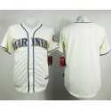 Mariners Blank Cream Alternate Cool Base Stitched Jersey