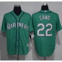 Mariners #22 Robinson Cano Green New Cool Base Stitched Jersey
