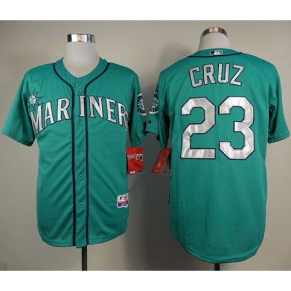 Mariners #23 Nelson Cruz Green Cool Base Stitched Jersey