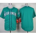 Mariners Blank Green Alternate Cool Base Stitched Jersey