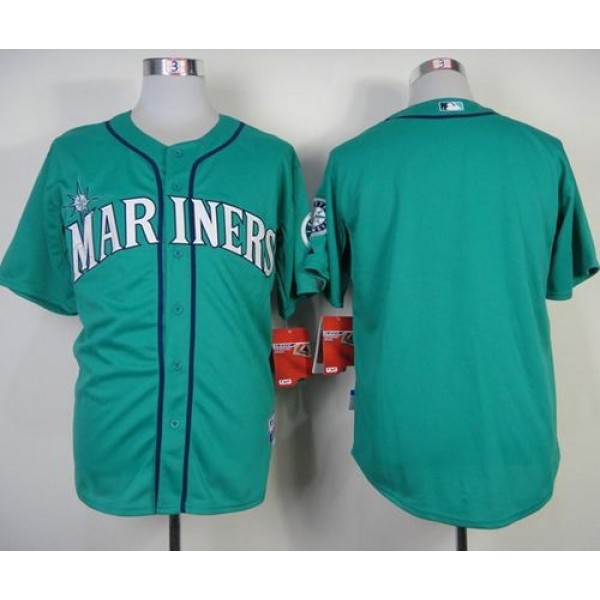 Mariners Blank Green Alternate Cool Base Stitched Jersey