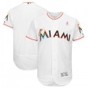 Miami Marlins White 2018 Mother's Day Flexbase Stitched Jersey