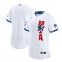 Miami Marlins Blank 2021 White All-Star Flex Base Stitched Jersey