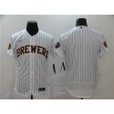 Milwaukee Brewers Blank White Flex Base Stitched Jersey