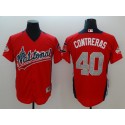 National League #40 Willson Contreras Red 2018 All-Star Game Home Run Derby Player Jersey