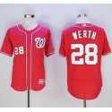 Nationals #28 Jayson Werth Red Flexbase Authentic Collection Stitched Jersey