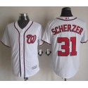 Nationals #34 Bryce Harper White New Cool Base Stitched Jersey