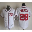 Nationals #28 Jayson Werth White New Cool Base Stitched Jersey