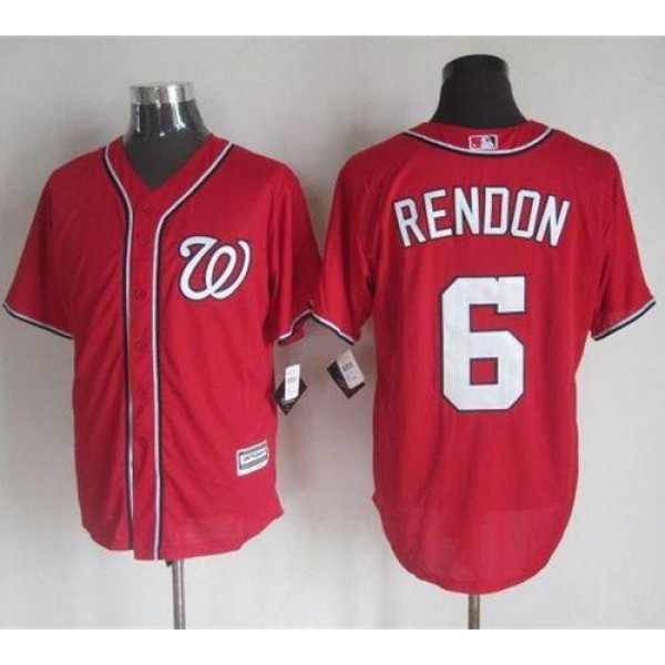 Nationals #6 Anthony Rendon Red New Cool Base Stitched Jersey