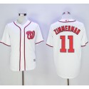 Nationals #11 Ryan Zimmerman White New Cool Base Stitched Jersey