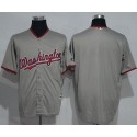 Nationals Blank Grey New Cool Base Stitched Jersey